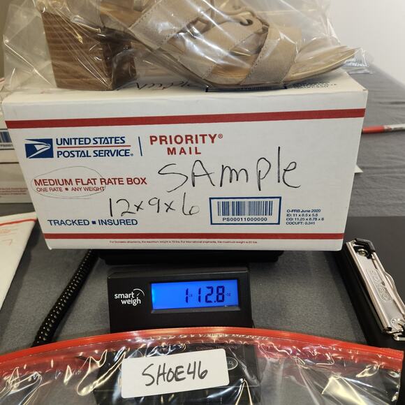 CROWN VINTAGE Domonte Sandal Women 9 Cream Suede Gladiator Chunky Heel Tie Ankle - Picture 12 of 12